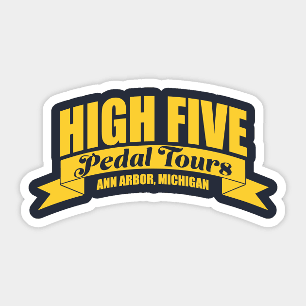 Maize Horizontal High Five Logo Sticker by HighFive